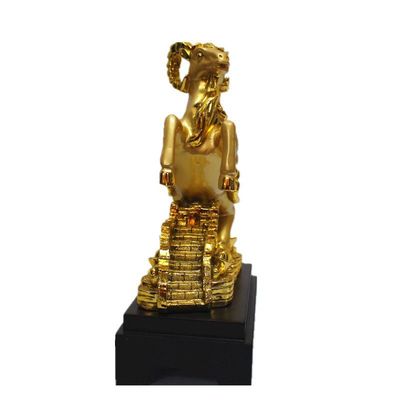 一路高升小羊镀金摆件 开业乔迁风水礼品 羊年*工艺品批发